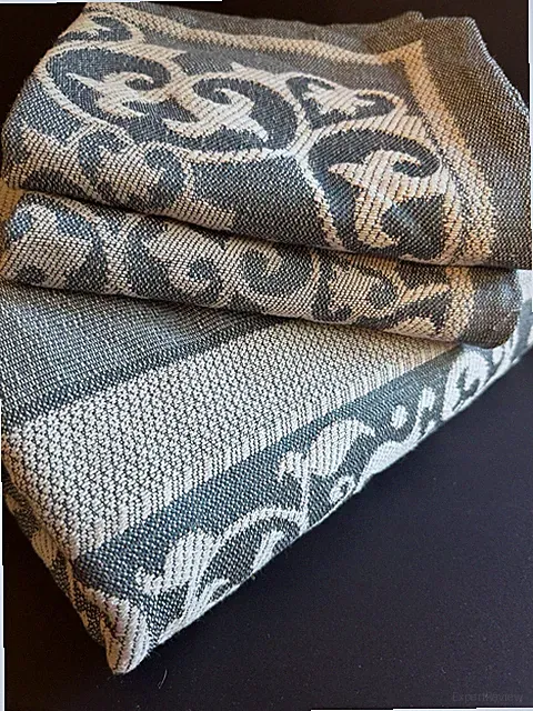 Denim Blue King Bedspread Sham Set Jacquard Weave Medallion Superior 3pc