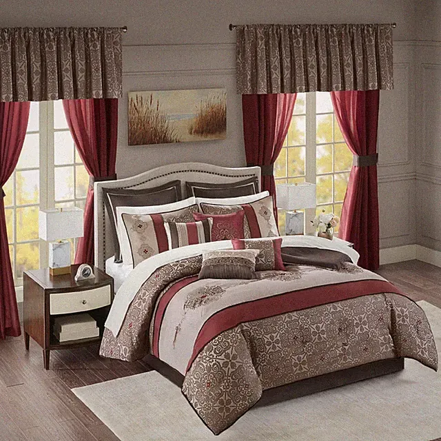 Madison Park Essentials Delaney 24 Piece Room In a Bag Queen, King, Cal King
