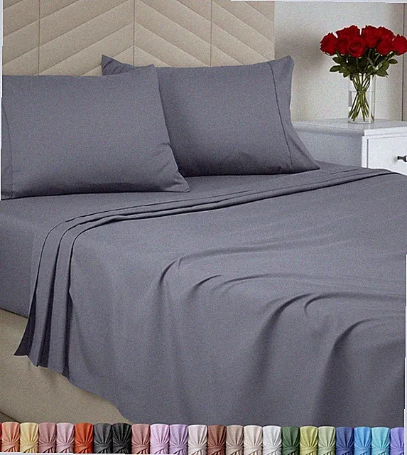Queen Sheet Set – Brushed Microfiber – Ultra Soft Bed Sheets for Queen Size Bed