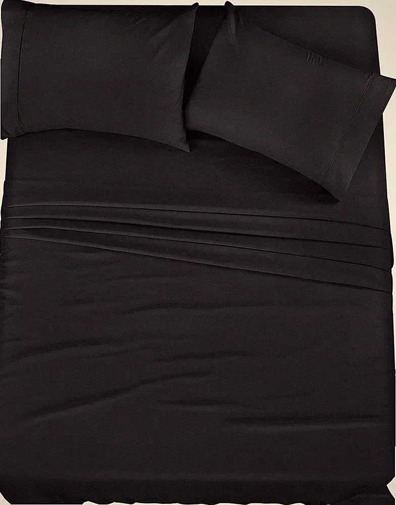 Soft Brushed Microfiber 4 Piece Bed Sheet Set with Pillow Cases Utopia Bedding
